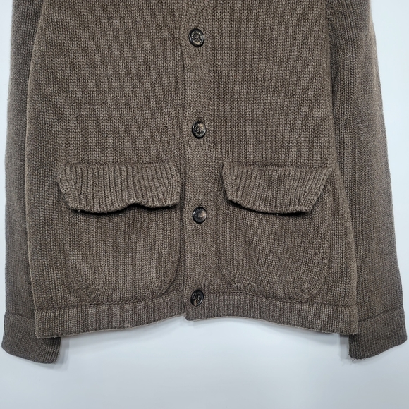 KENT & CURWEN Knit Cardigan Wool Blend Medium Men's - Picture 3 of 13